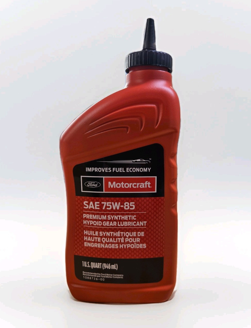 Motorcraft XY75W85QL Premium Synthetic Gear Lubricant 1 Qt.