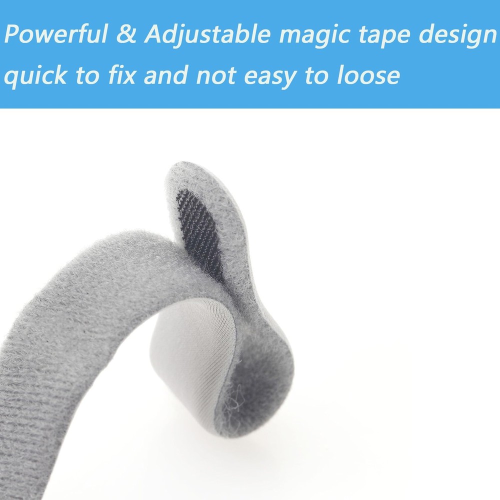 Bukpom 1 Pack Replacement Headgear Strap Compatible with One Size, Grey