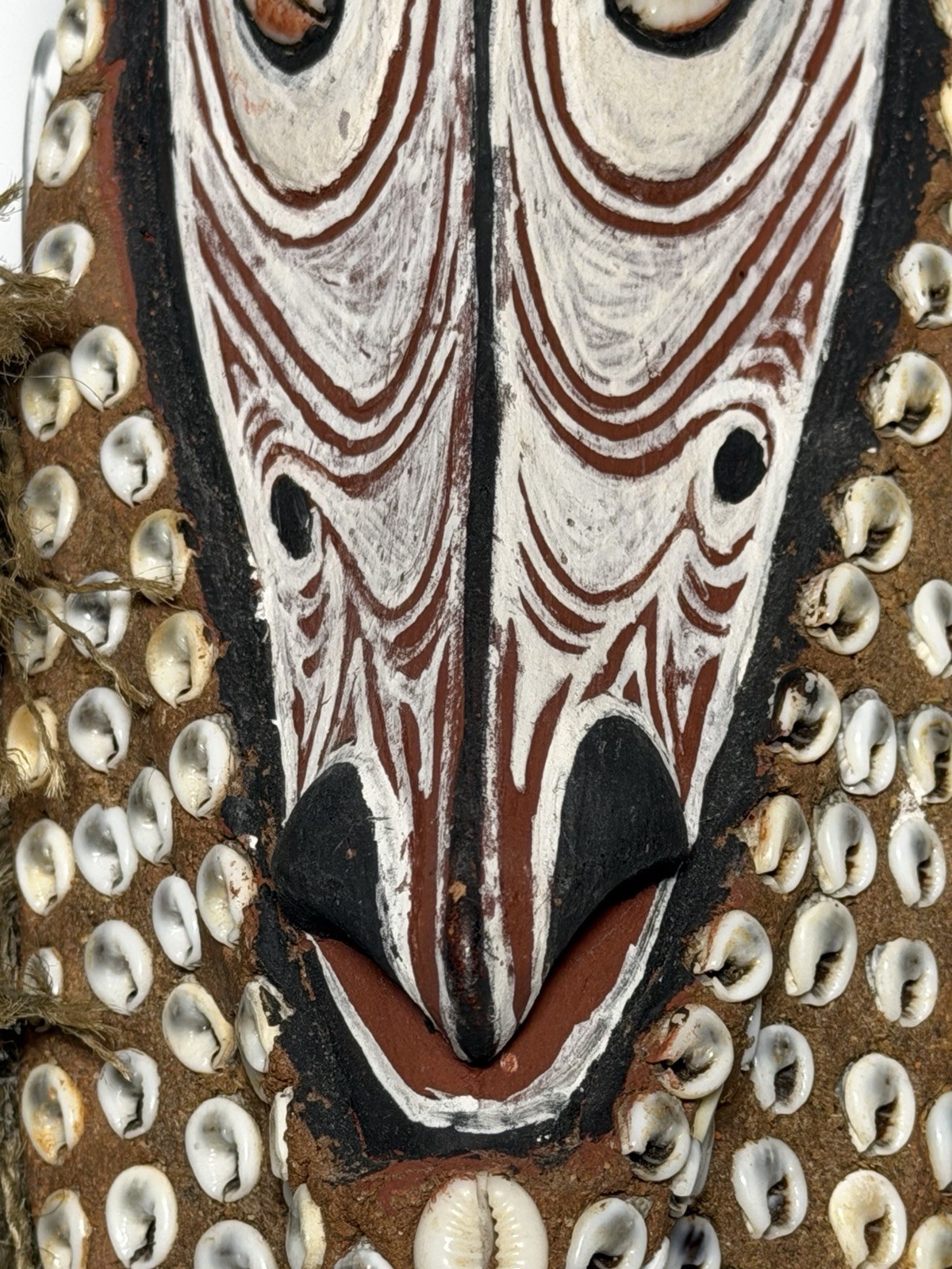 Papua New Guinea Mask “Mei” Or “Long Nosed” Sepik River Region Latmul People