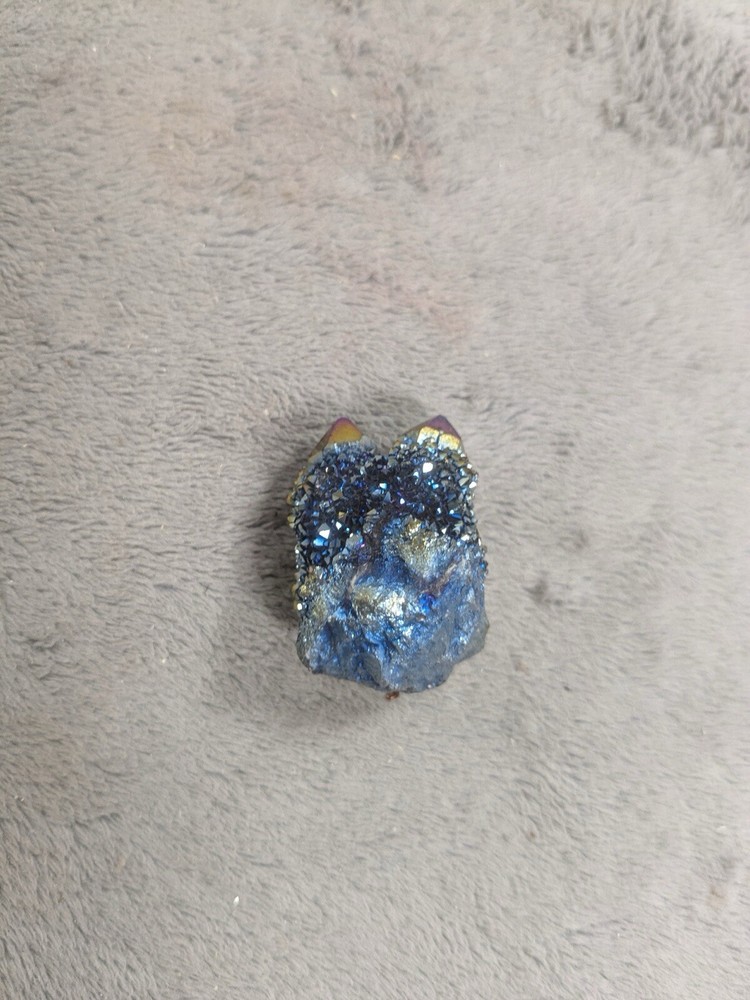 Small 1” Tall Quartz Crystal Cluster Tempered