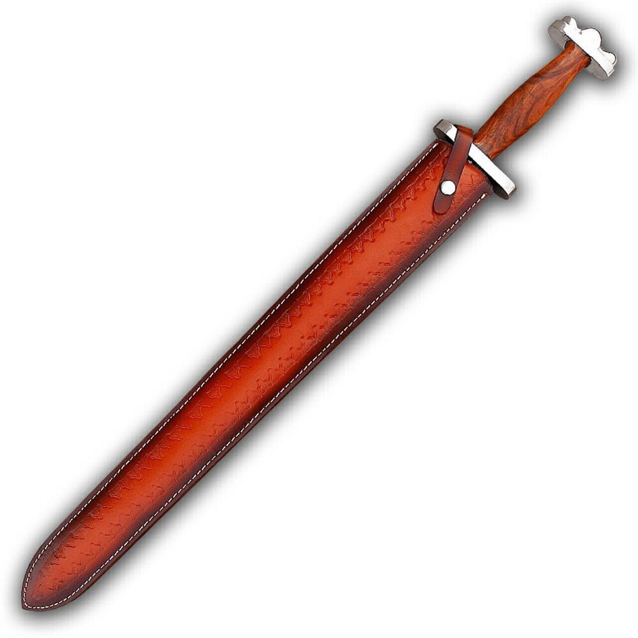 Full Tang Viking Sword w/ High Carbon Tempered Hand Forged Carbon Steel