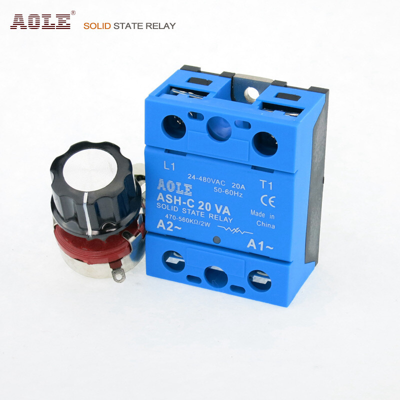 Single-phase solid state voltage regulator ASH-C 20VA (VR) solid state relay 20A