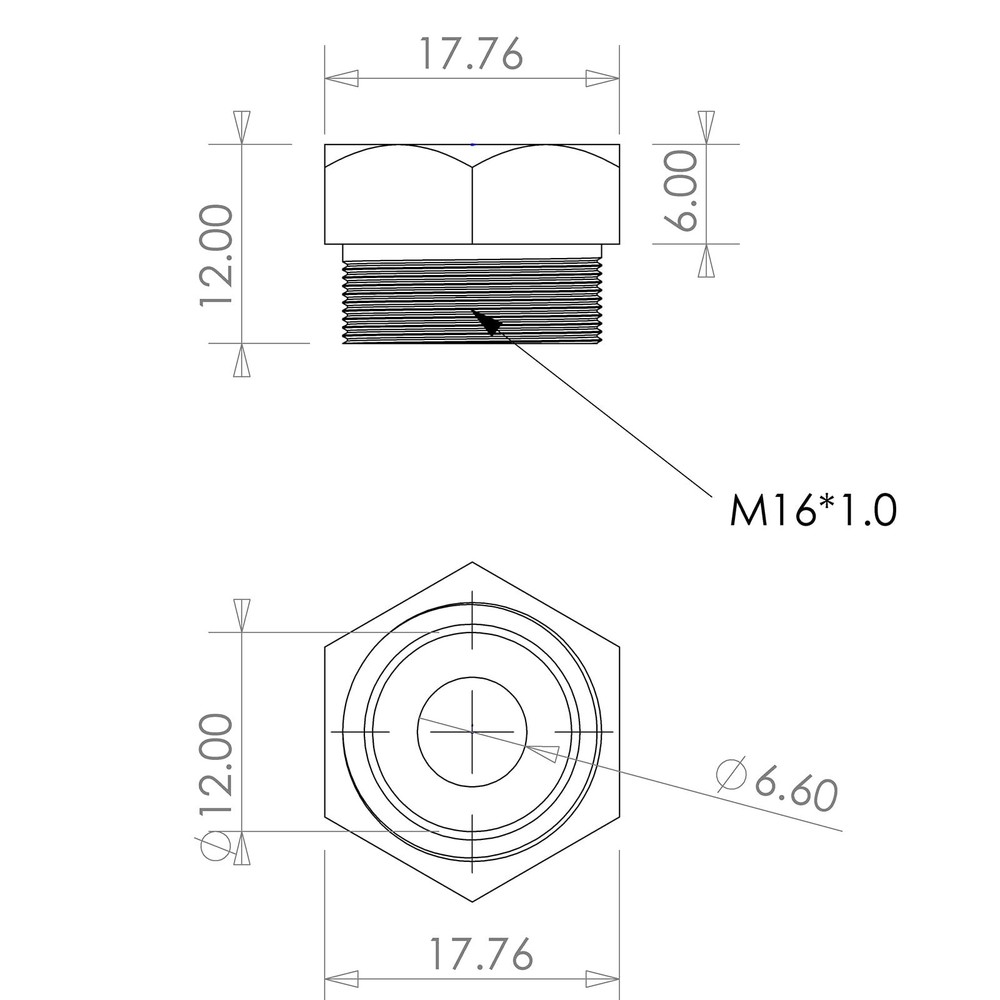 Hand Rivet nut Tool Mandrel (1/4-20)