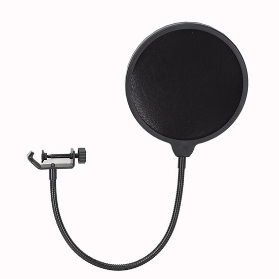 Double Layer φ5" Microphone Wind Screen Mask Pop Filter for Recording Studio