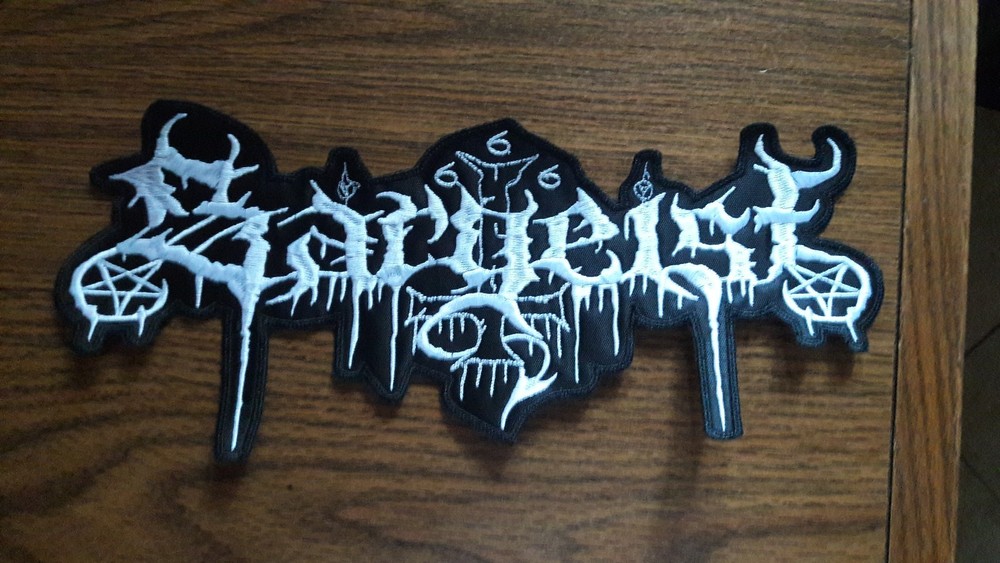 SARGEIST ,SEW ON WHITE EMBROIDERED LARGE BACK PATCH