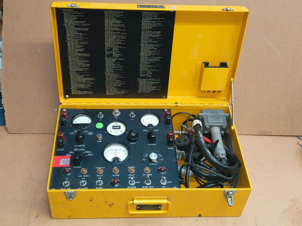 Bendix Eclipse Pioneer Computer Flight Path Field Test Set 7CAC-NL ASN-6 13734-1