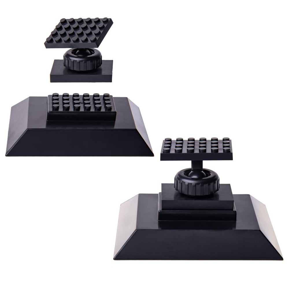 Infinity Angle Display Building Block Display Stand Compatible with Lego 2-PACK