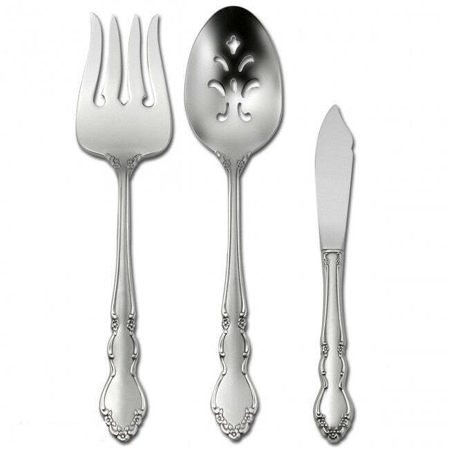 Oneida Satin Dover 3 Piece Serving Set