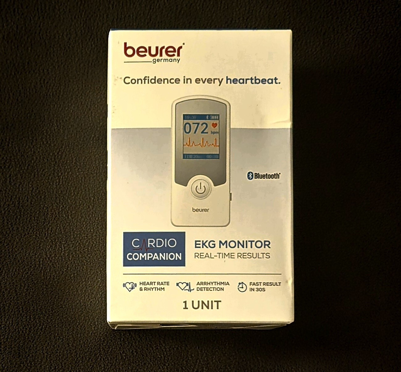 Beurer Bluetooth EKG Monitor Cardio Companion - Real Time Results