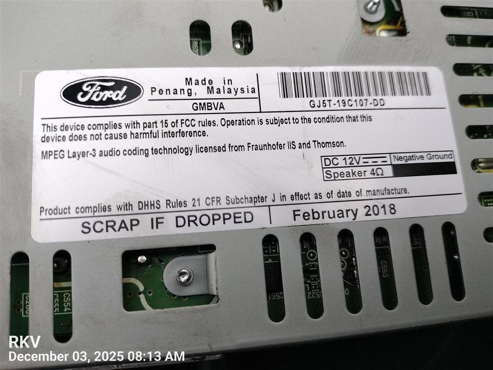 CONTROL PANEL OEM 13-15 FORD ESCAPE 1YR WRNTY