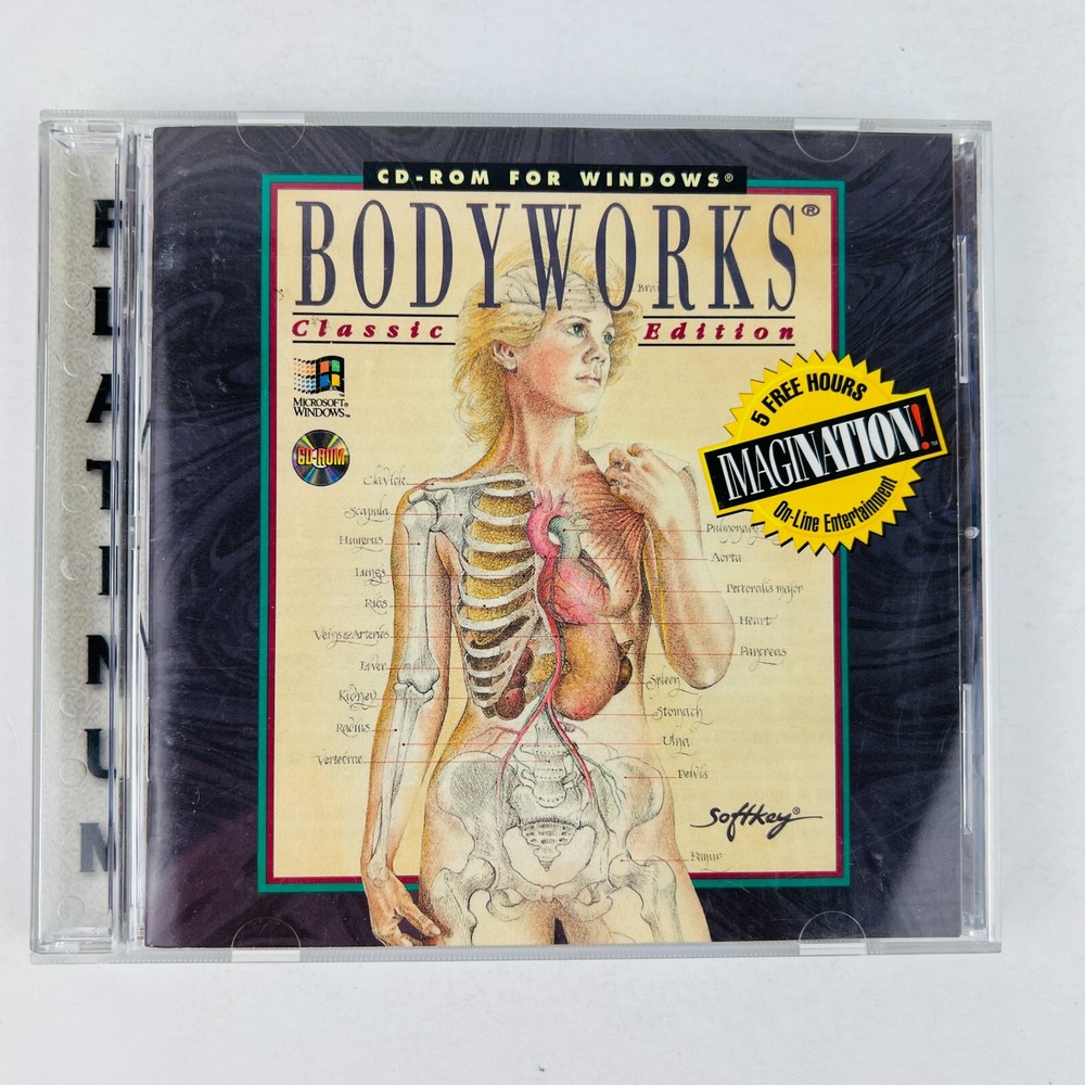 Bodyworks Classic Edition by SoftKey PC CD Software