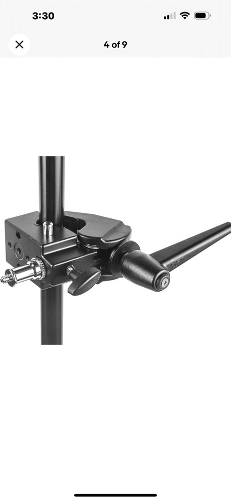 Multi-Function Super Clamp with Standard Stud for Photography Studio Video Camer