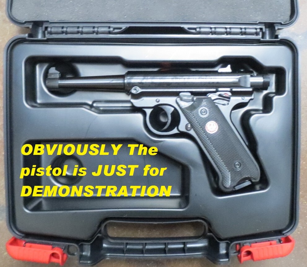 Genuine Ruger 22/45 Mark 2 3 4 Hard Pistol Case Mk II III IV