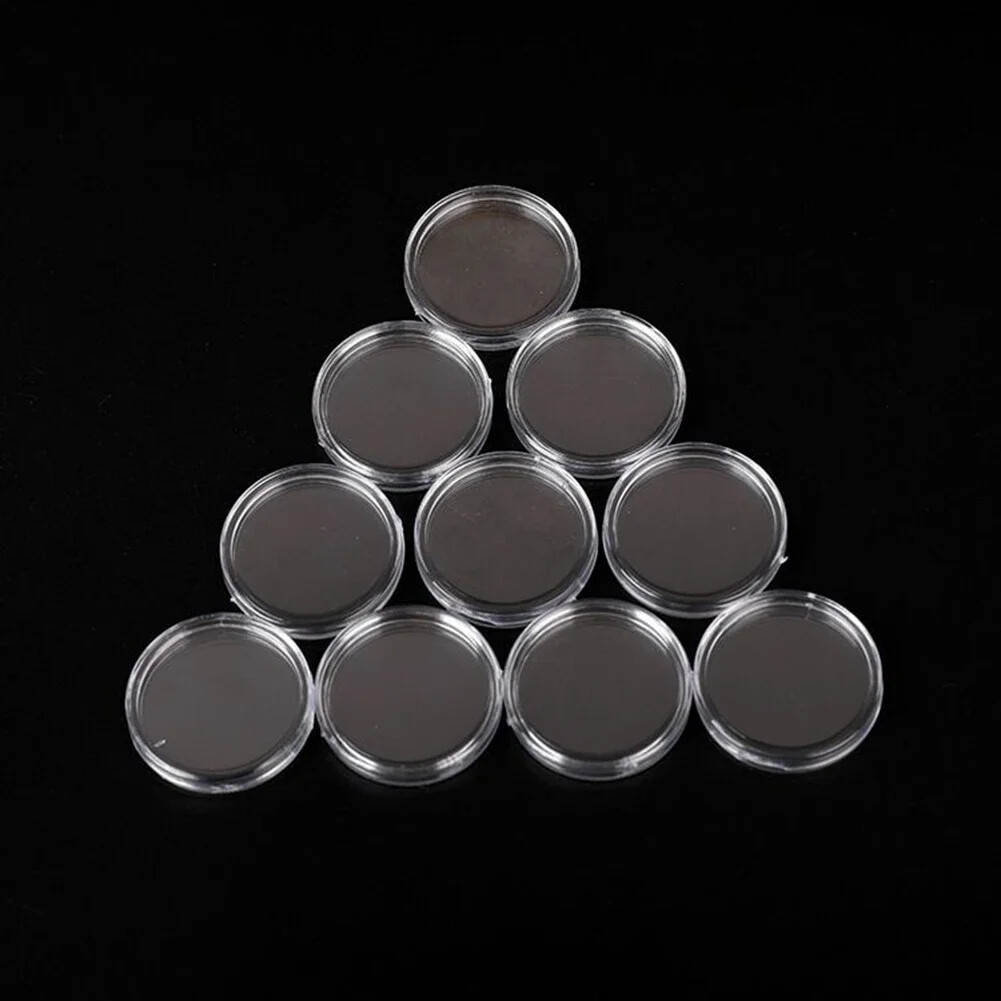 100X 19mm Coin Holders Capsules Clear Round Storage Direct for US Penny 1 cent