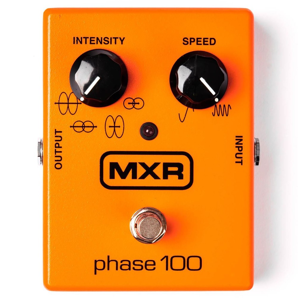 MXR M107 Phase 100 Phaser Effects Pedal with Cables