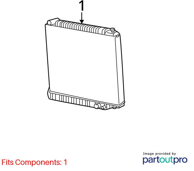 Radiator Fits 00-05 Excursion 3344891