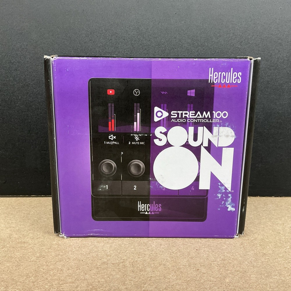 Hercules DJ Stream 100 8-track Audio Controller