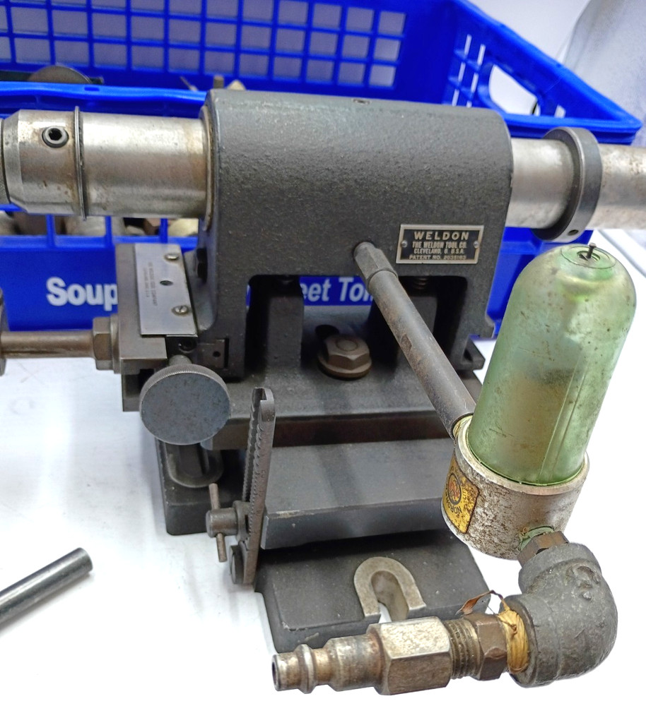 Weldon End Mill Tool Sharpening Grinding Fixture w/ Tilting Sub Base 2035163