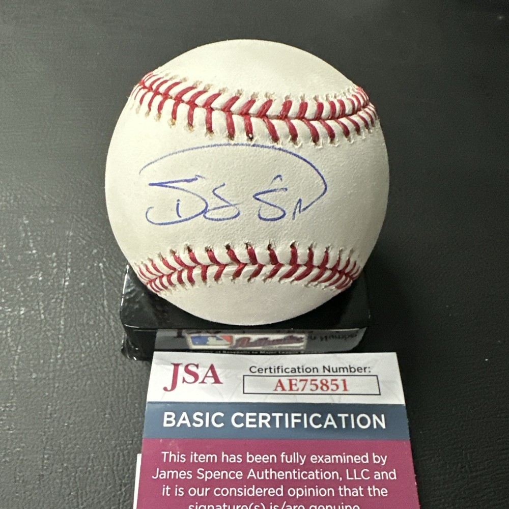 Sergio Santos Signed MLB Ball JSA Authenticated