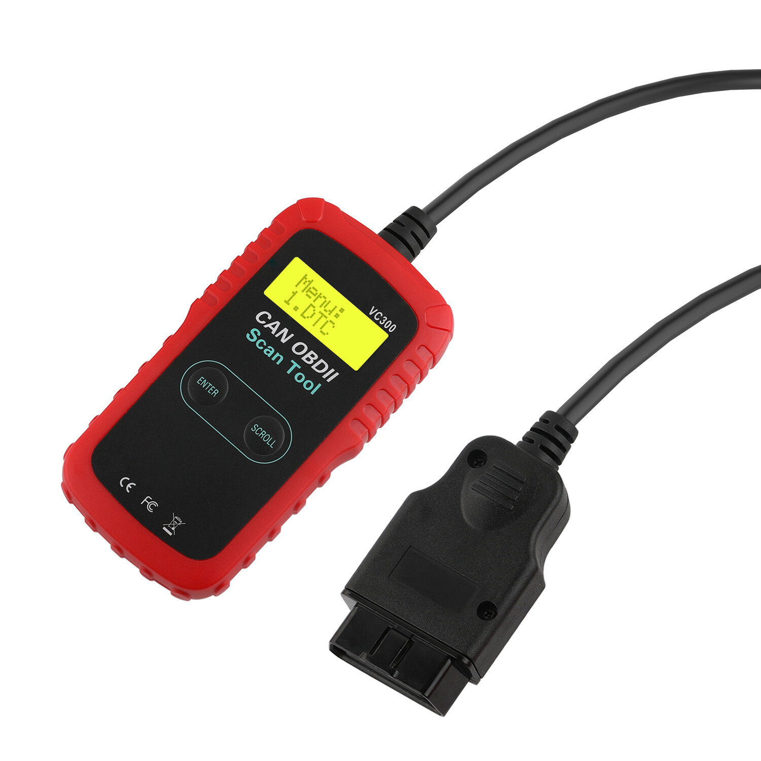 VC300 Auto EOBD OBD2 Scanner Engine Check Code Reader Car Diagnostic Scan Tool