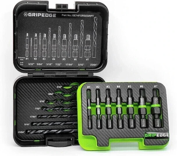 Grip Edge BBX14S G-FORS Bolt Extractor Set 14-PC