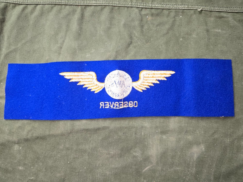WWII USAAF AWS Observer Armband #1