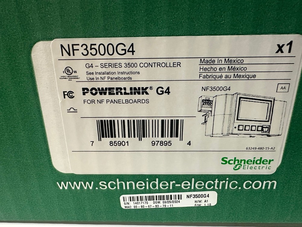 Schneider Electric Powerlink G4  NF3500G4 Controller  🇺🇸