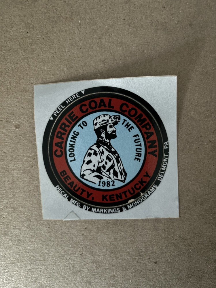 Coal mining stickers, nice older coal company