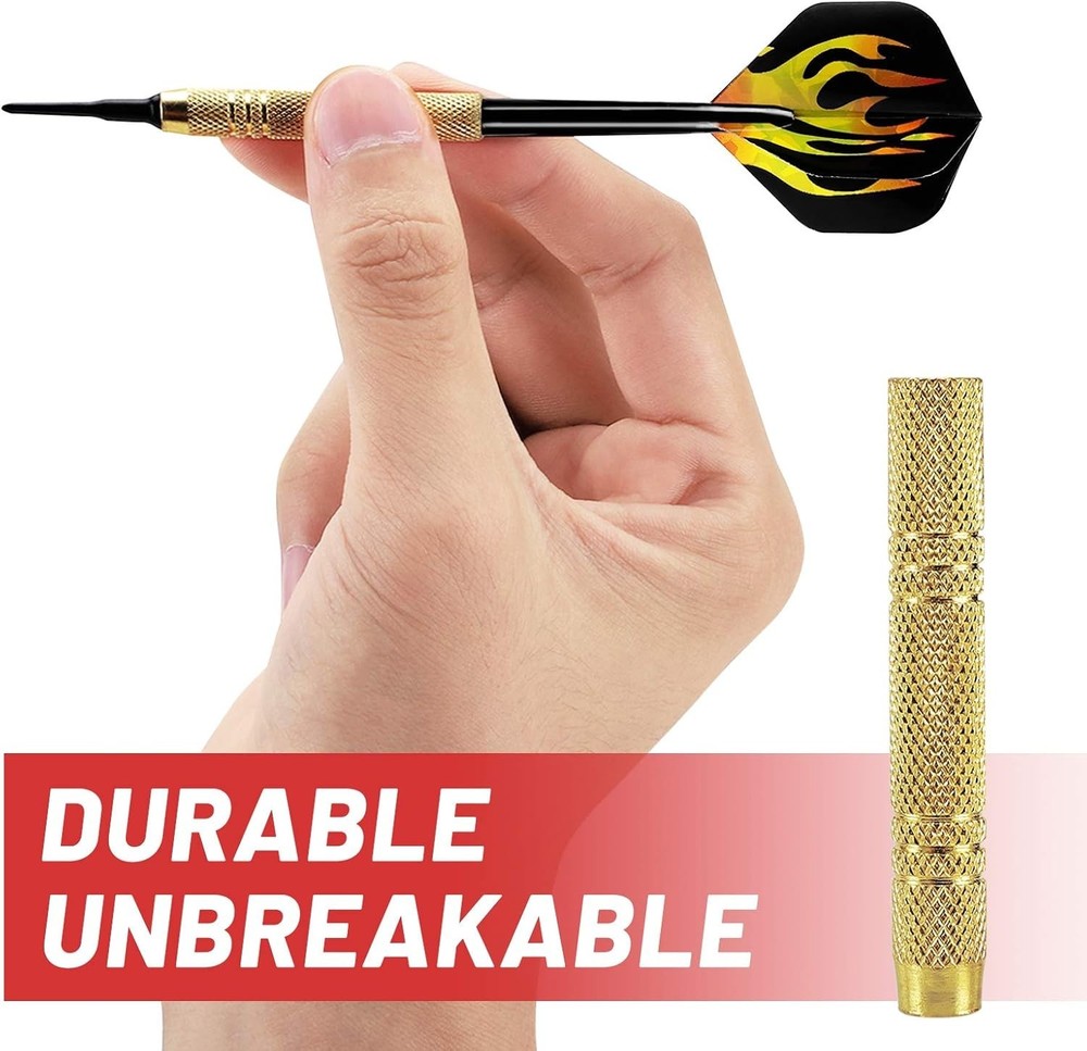 Soft Tip Darts Set 12 Pack Plastic Tips + 36 Replacement Points 14g