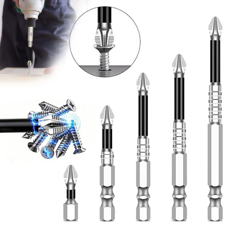 10PCS High-Magnetic Screwdriver Drill Bit,Strong Magnetic Durability Drill Bit