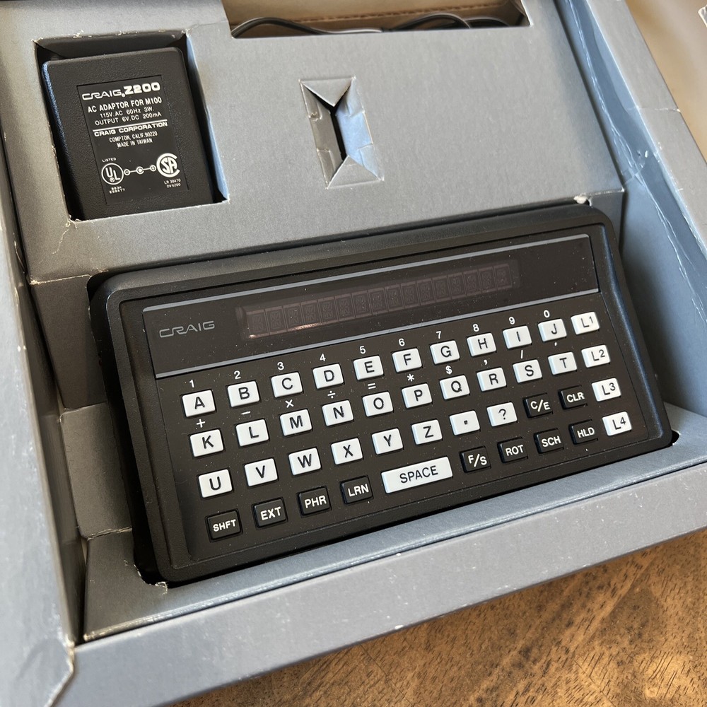 Craig M100 Translator Language Learning 1979 Tested - NEW IN BOX