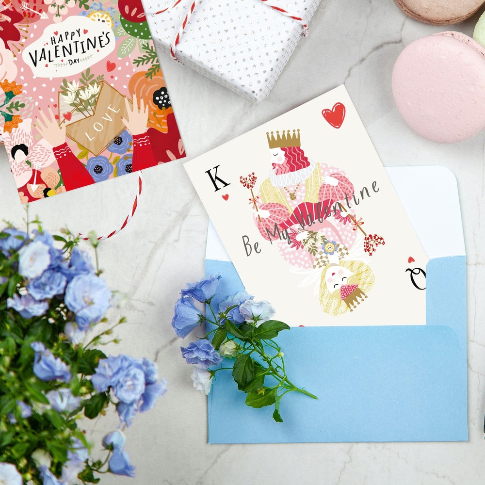 30 Pack 5x7 Inch Foldable Cards with Envelopes, 30 Pack Postcards