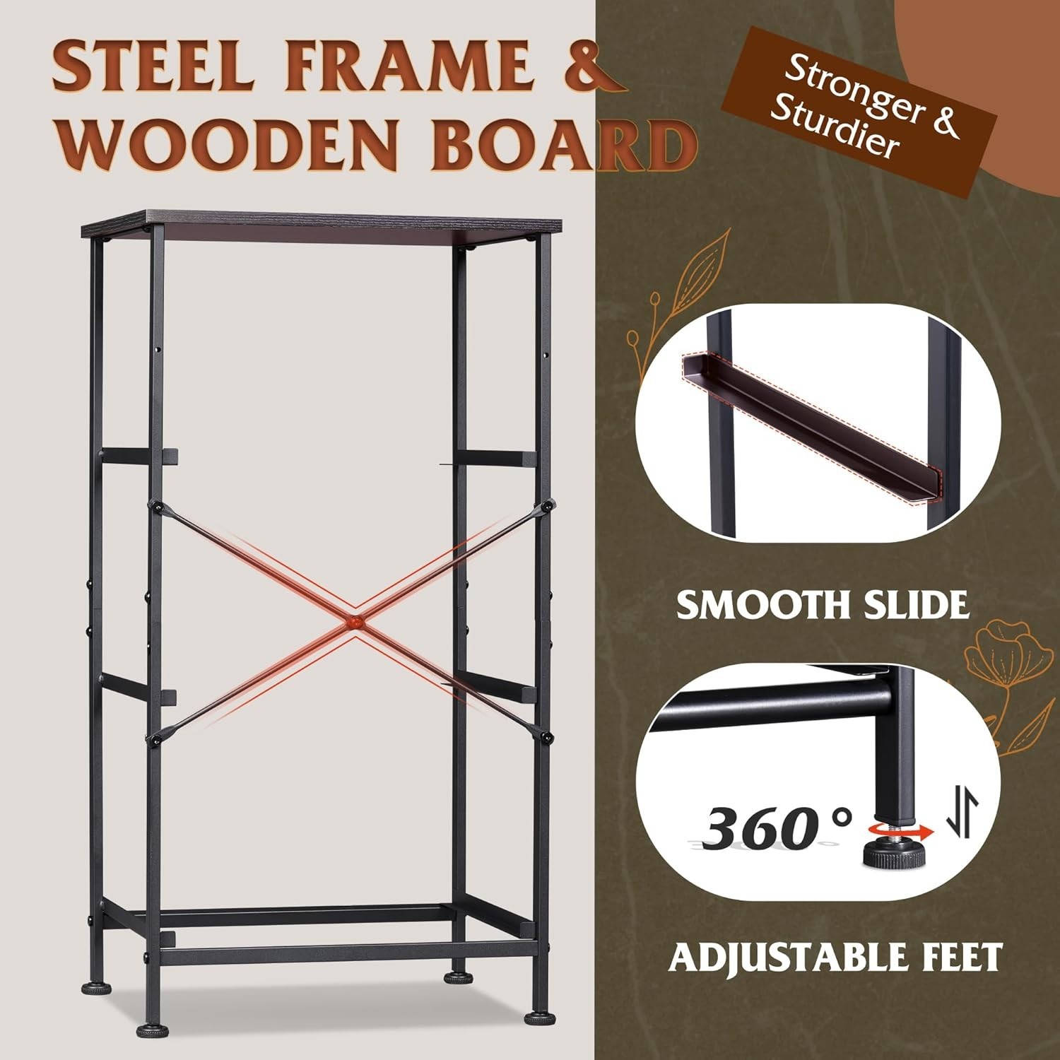 Compact 3-Drawer Storage Unit - Easy Assembly & Stylish Design for Small Spaces