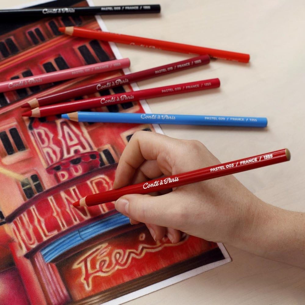 Pastel Pencils with 24 Assorted Colors