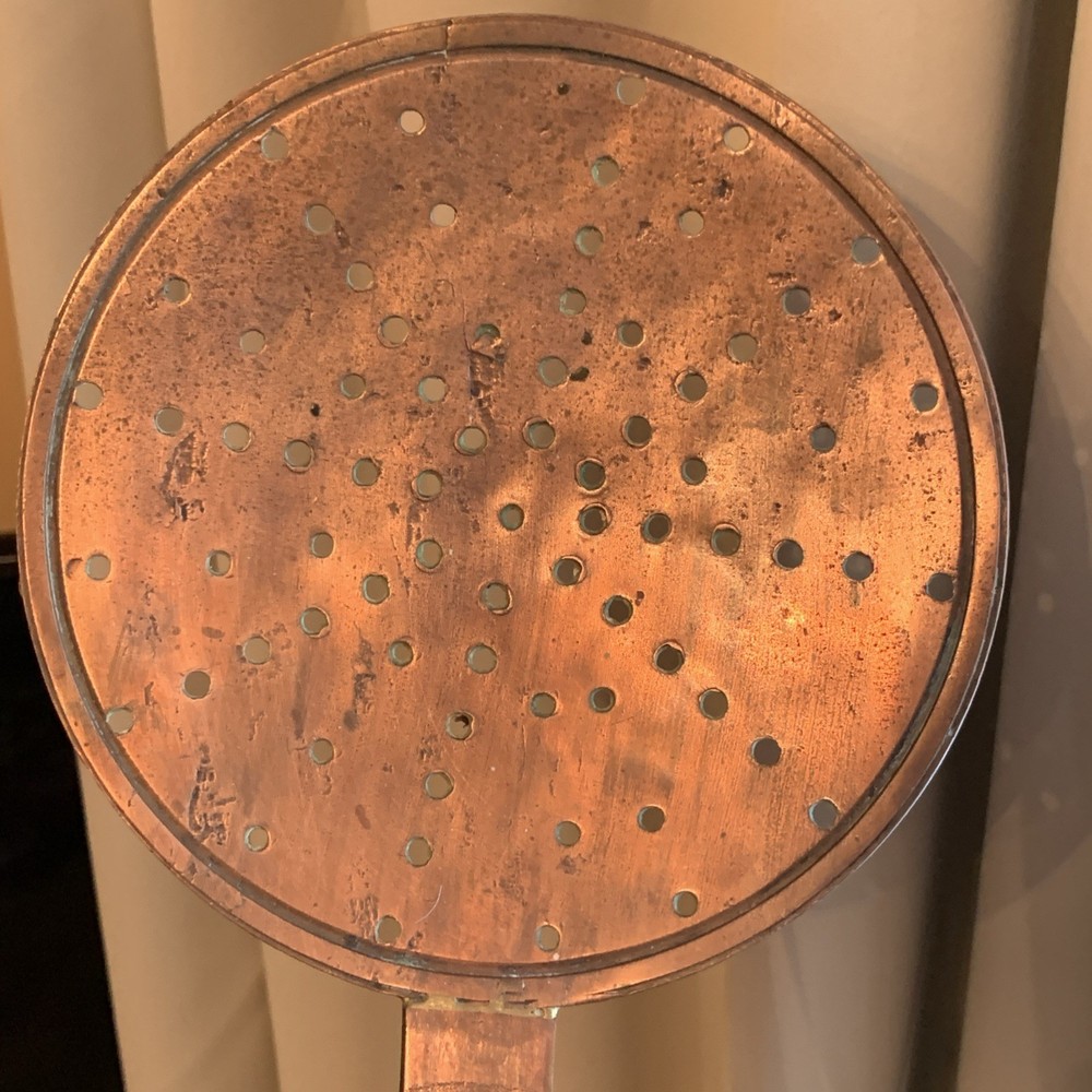 Antique large copper Ladle
