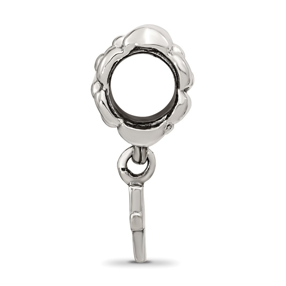 Silver Reflections Cross Dangle Bead QRS529