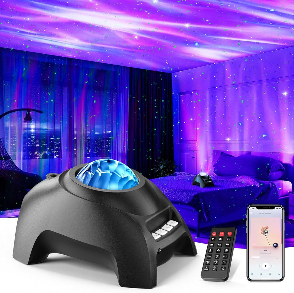 Northern Galaxy Light Aurora Projector, Star Projector with 33 Light Effects, St