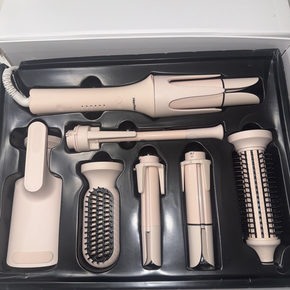 7 In 1 Auto Rotation Rapid Heating Curl Stick