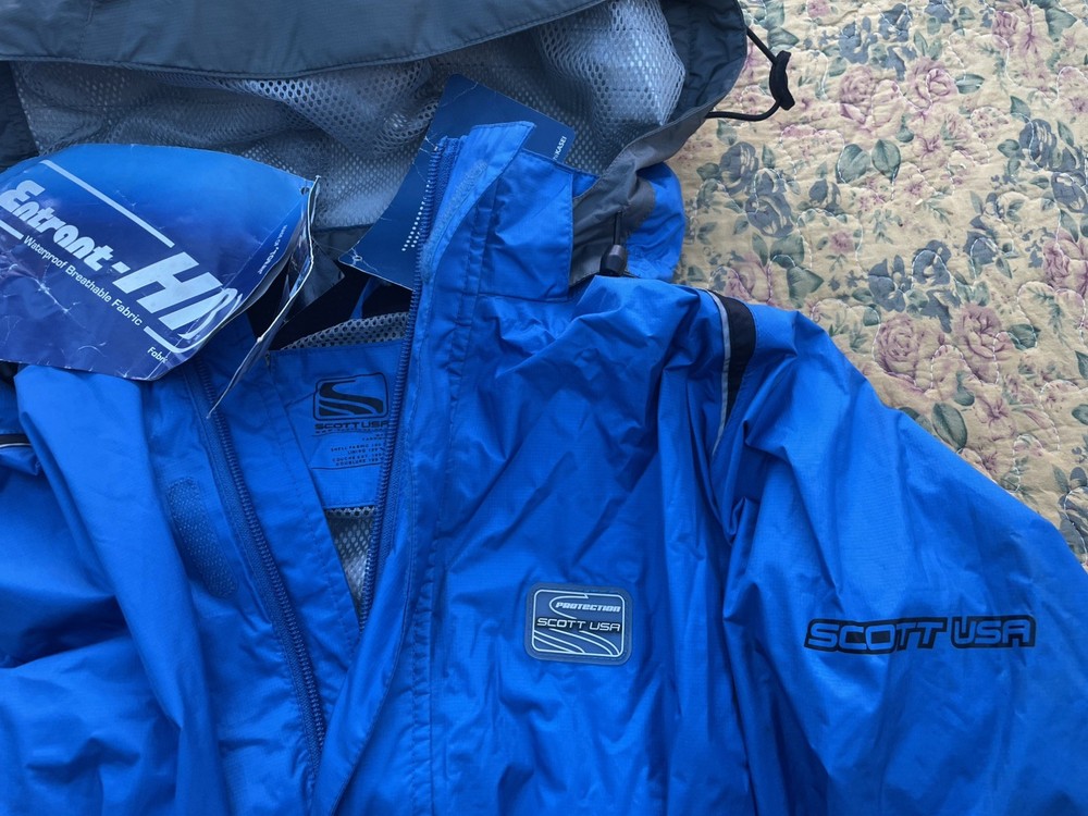 Scott Rain Jacket Ergonomic STRIKE waterproof Blue size XL extra large