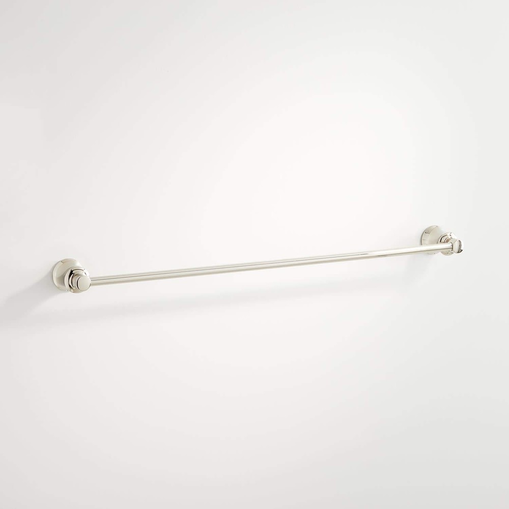 Signature Hardware Pendleton Towel Bar, Durable Zinc Construction,