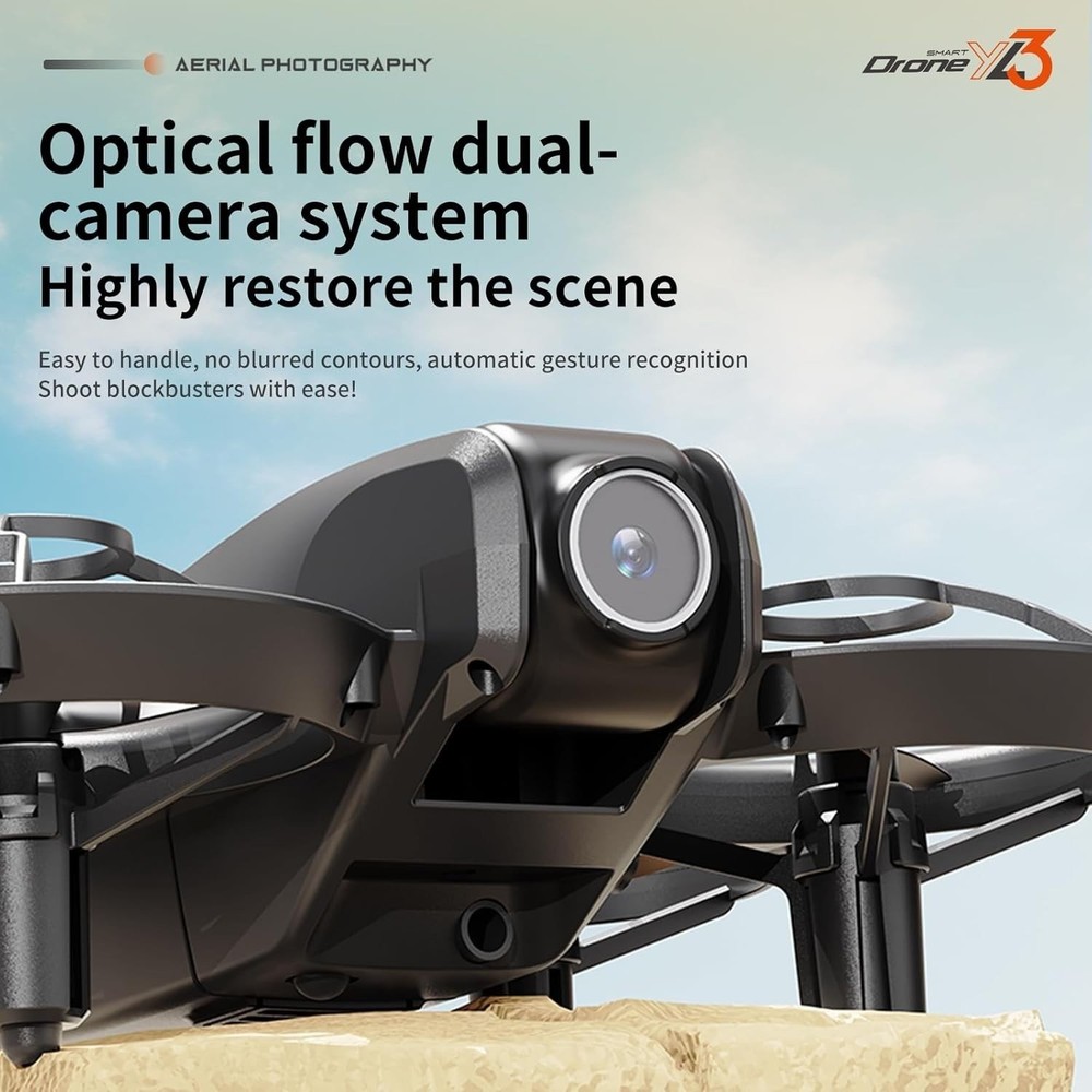 Mini Drone with 4K Dual Cameras Adjustable Camera 360° Flip W/o Screen control