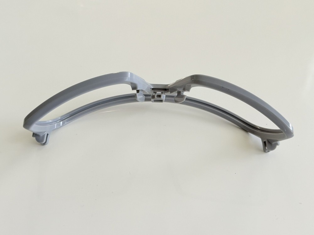 OAKLEY SUTRO SHIELD SUNGLASSES POLISHED GRAY REPLACEMENT FRONT FRAME ORBITALS