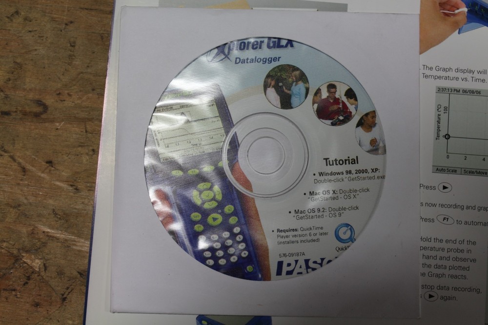 PASCO PASPORT XPLORER GLX DATA GRAPHING LOGGER KIT