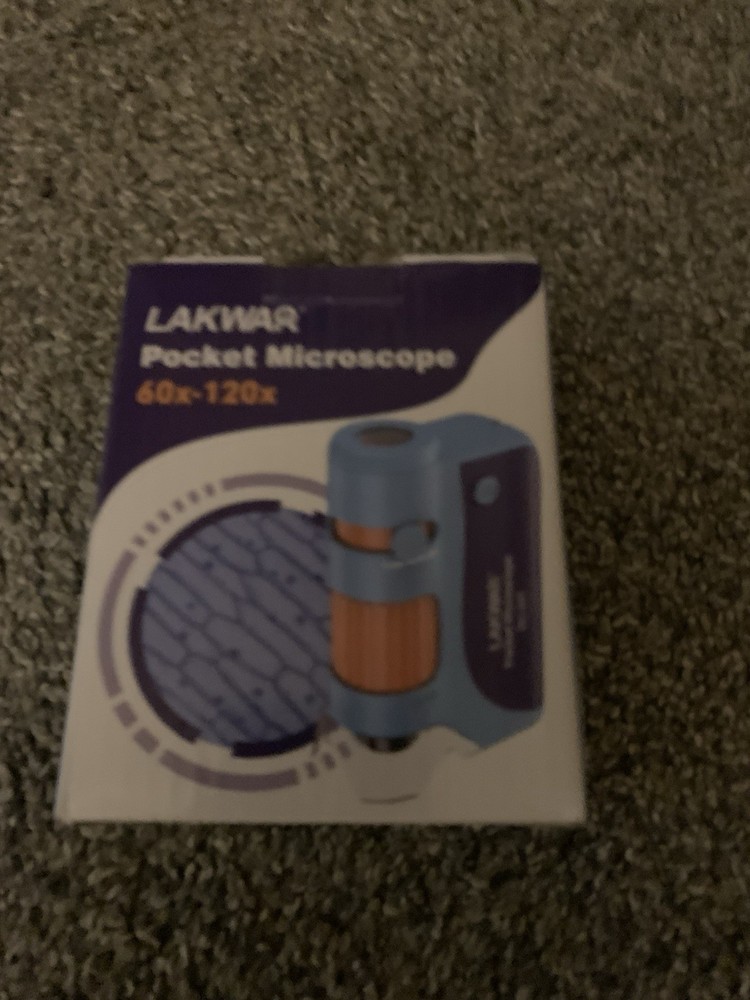 Lakwar Pocket Microscope New In Open Box