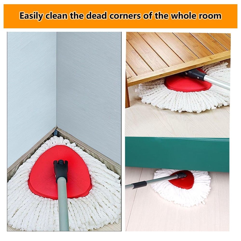 12Pack Spin Mop Replacement Heads for O Cedar, 100% Microfiber Mop Head Repla...