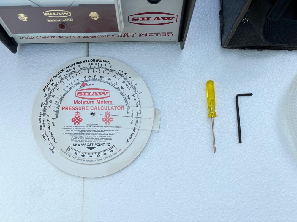 SHAW SADP AUTOMATIC DEWPOINT METER MOISTURE METER HYGROMETER #1
