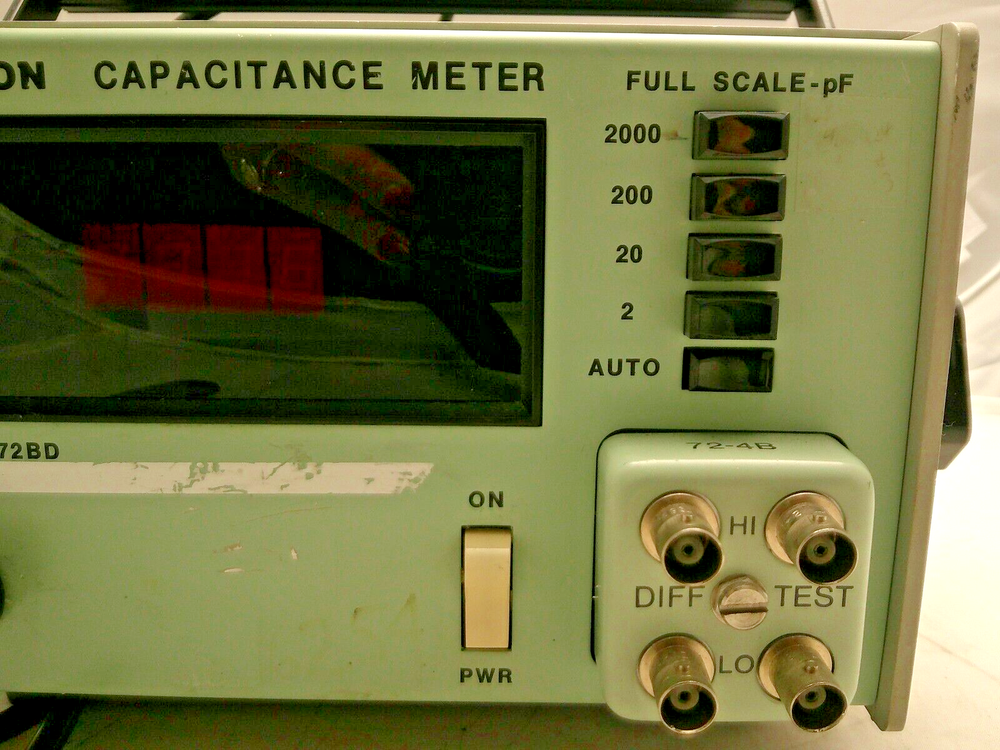 Boonton Electronics Capacitance Meter Model 72BD **Power On/UNTESTED**