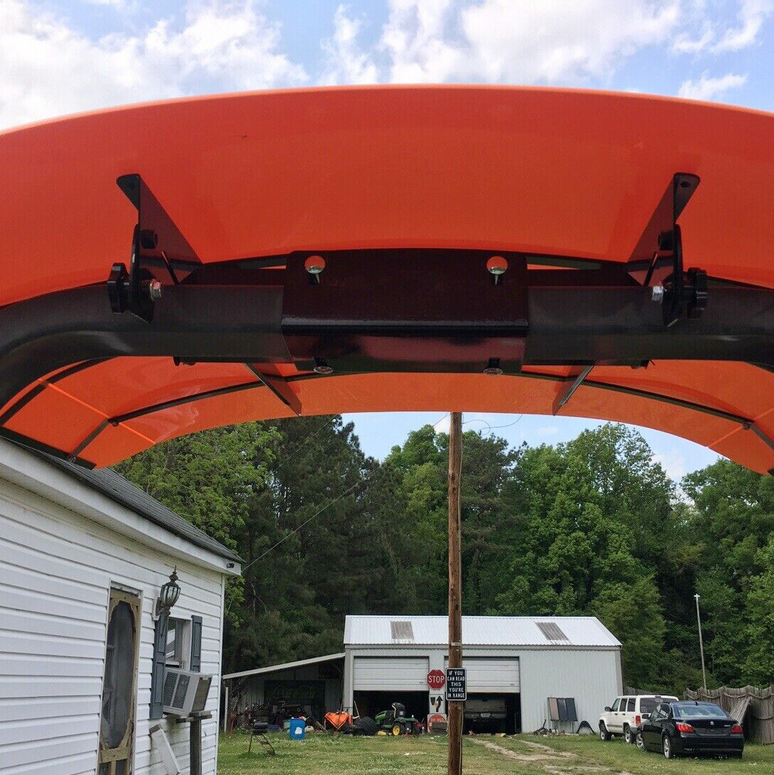 Tuff Top Tractor Canopy 48-3/8 in Orange for Kubota Kioti Agco