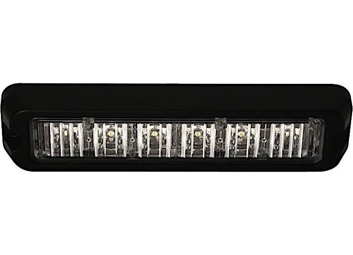 Ecco ED3706C Single-Color Multi-Mount LED 1 Flash Patterns 12-24VDC Clear