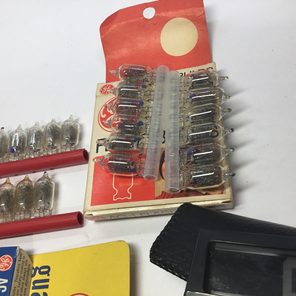 vtg camera accessories lot .